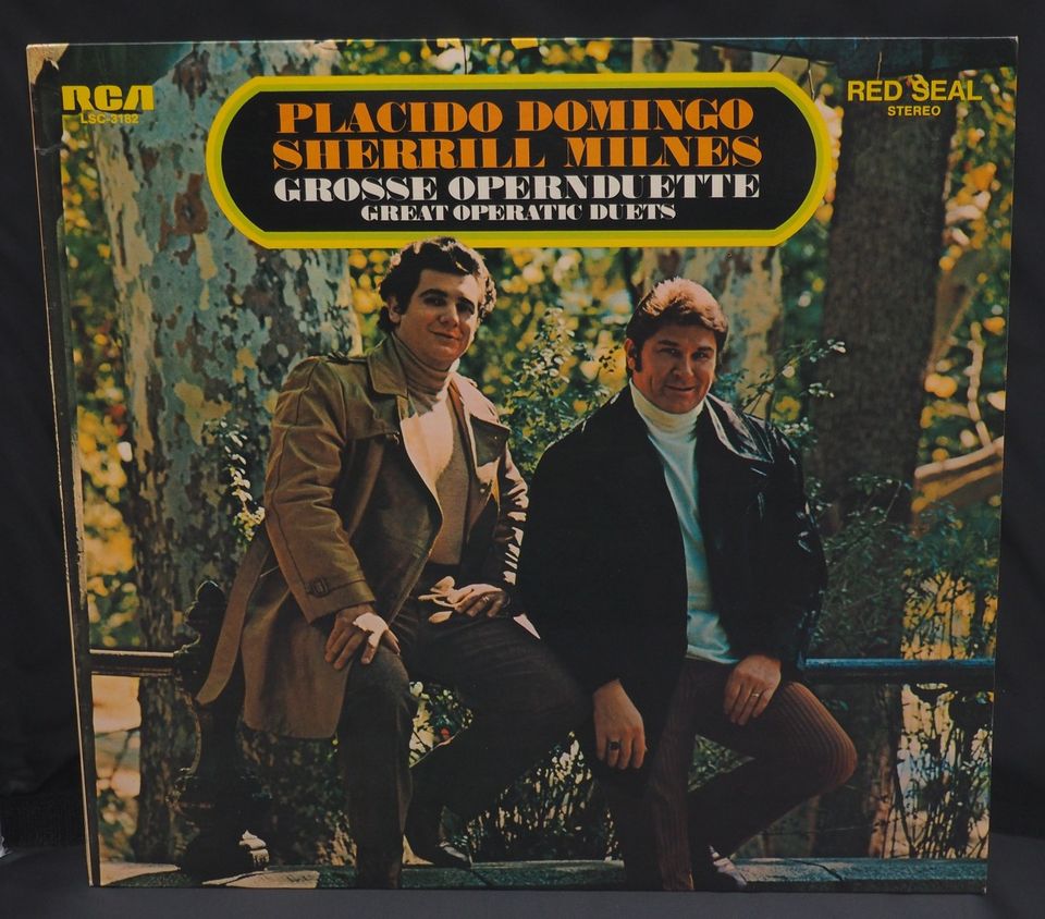 Placido Domingo - Sherrill Milnes LP Erinomainen