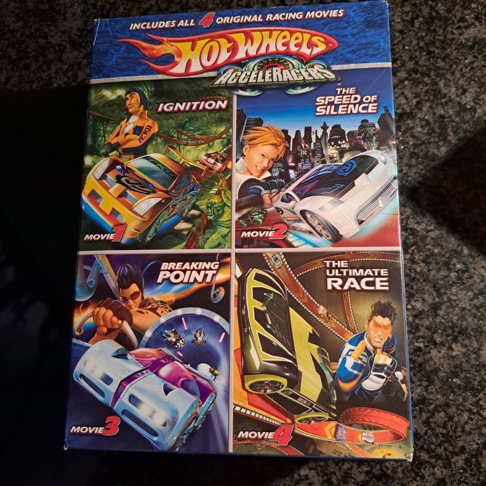 Hot Wheels AcceleRacers DVD Setti