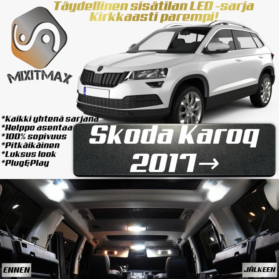 Skoda Karoq Sisätilan LED -sarja ;x12