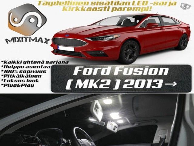 Ford Fusion (MK2) Sisätilan LED -muutossarja ; x7
