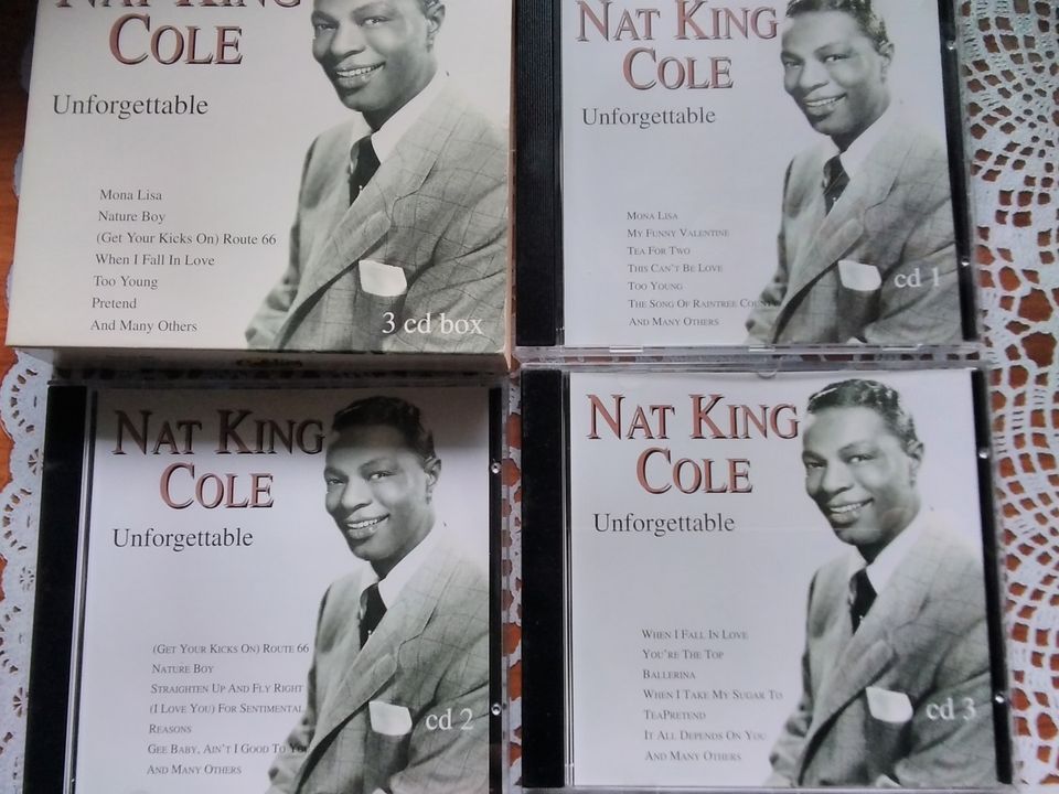 Nat King Cole 3:n CD: n boxi