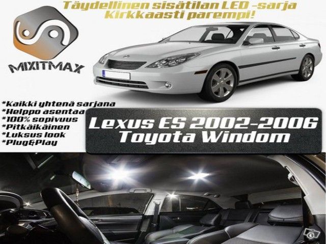 Lexus ES (XV30) Sisätilan LED -muutossarja ; x12