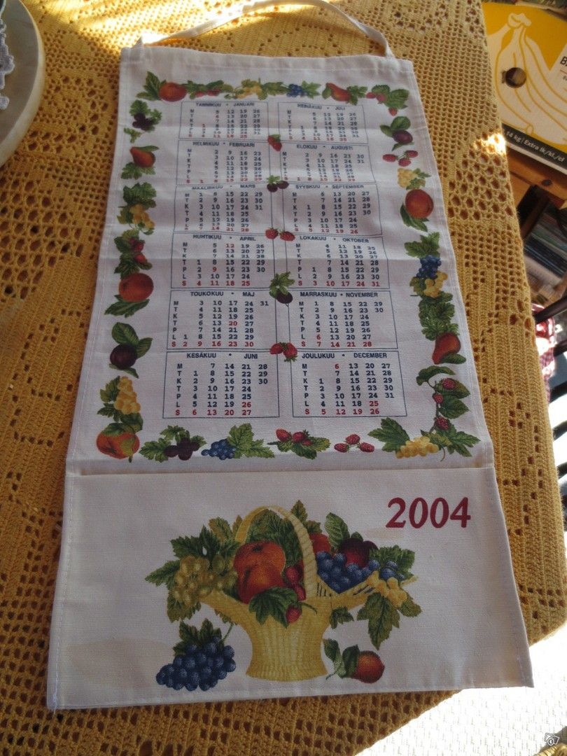 Kalenteriliina 2004, Taskuilla
