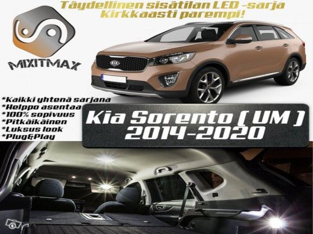 Kia Sorento (UM) Sisätilan LED -muutossarja ; x8