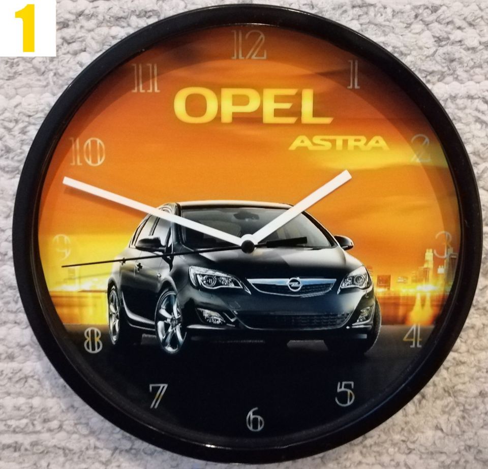 Opel seinäkello eri malleja