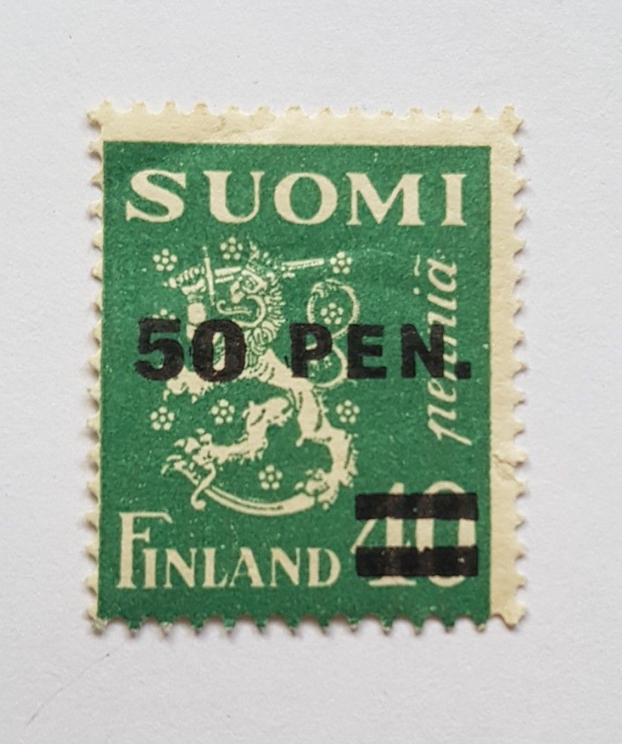 Suomi 1931 50/40 pennin postimerkki
