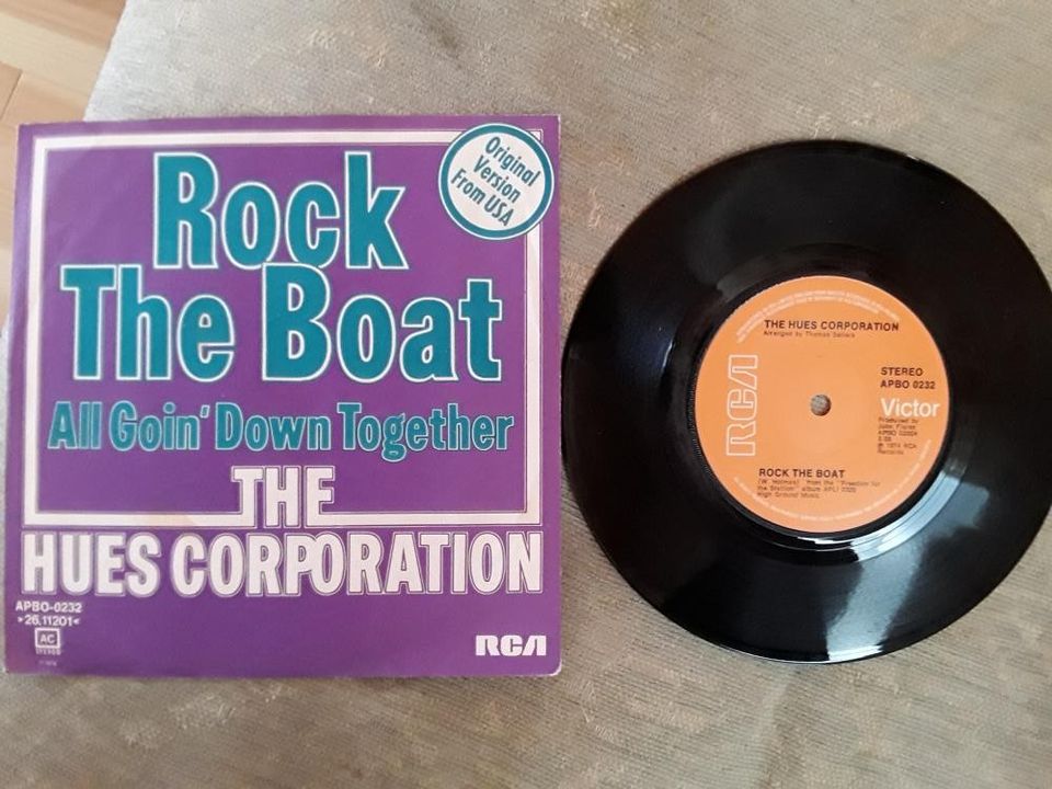 The Hues Corporation 7" Rock the boat