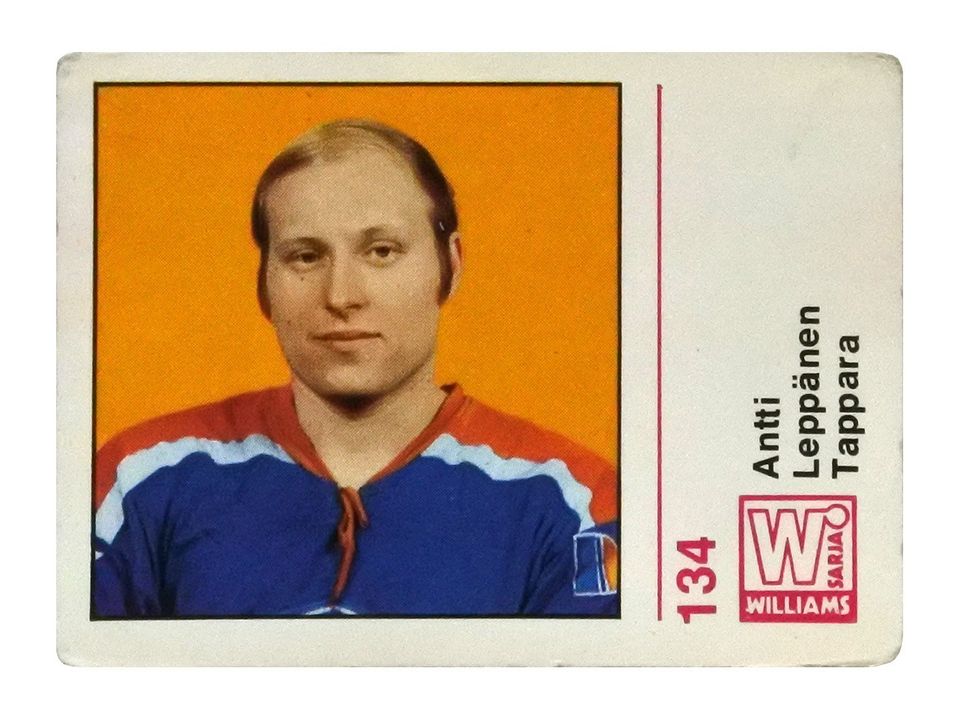 Antti Leppänen Tappara Keräilykortti 71-72 - Ilmainen Toimitus