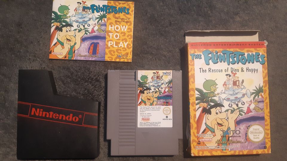 Flintstones Rescue of Dino and Hoppy Nintendo 8bit