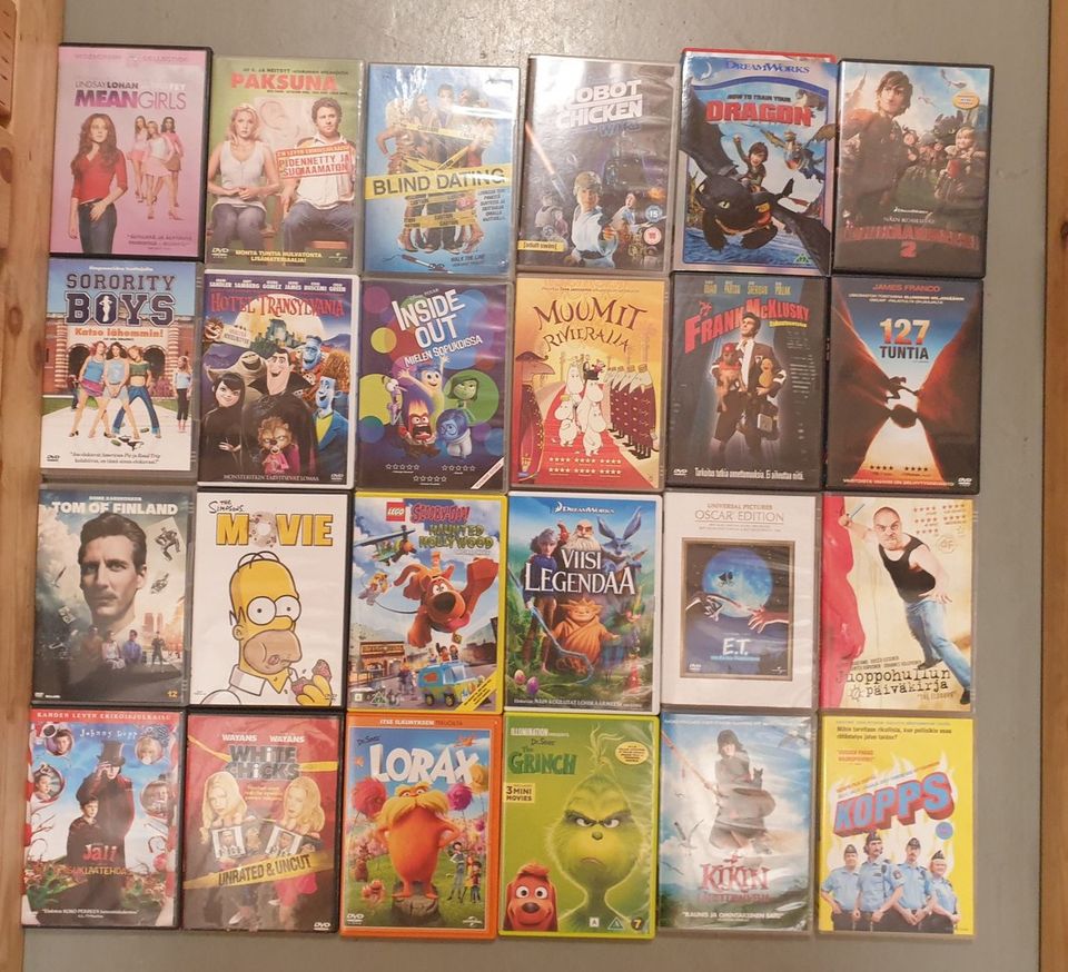 DVD elokuvat