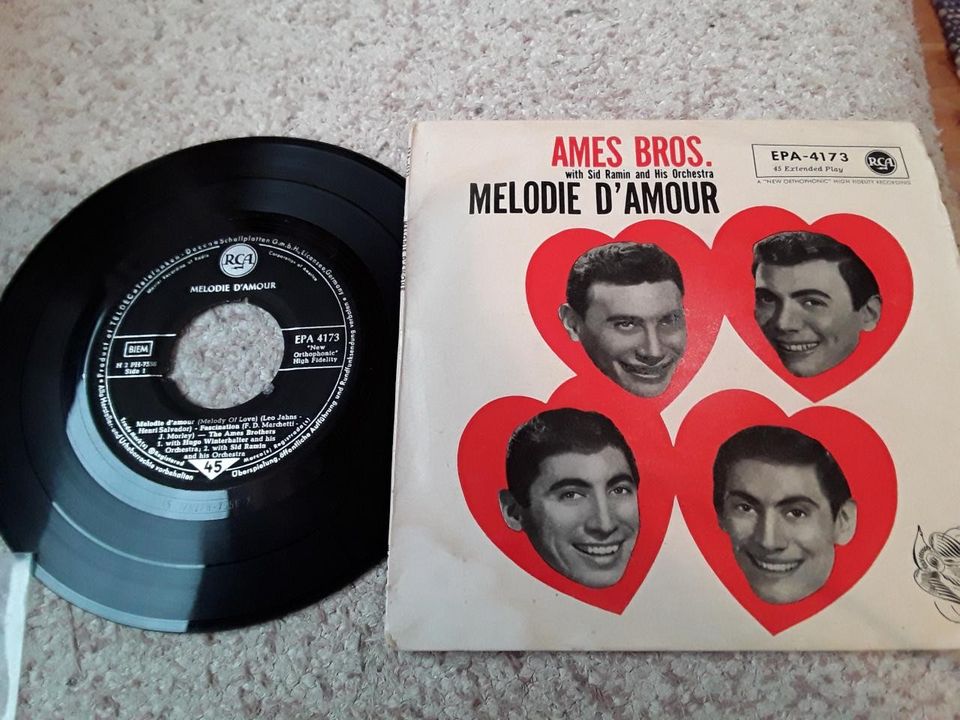 Ames Bros. 7" EP Melodie d'amour