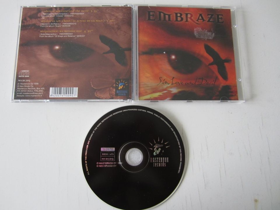 Embraze - Sin, Love and the Devil [SPLIT CDS] (+2)