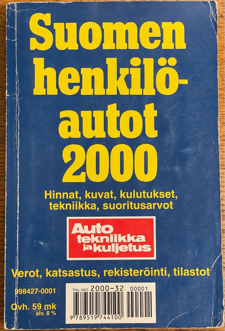 Suomen henkiloautot 2000 Hinnat, kuvat, tekniikka,