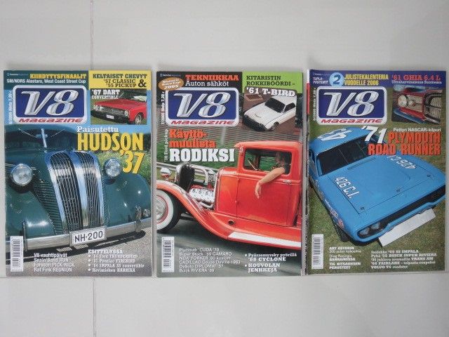 V8 Magazine lehdet 6,7 ja 8 /2005