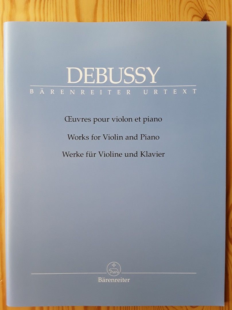 Nuotti: Debussy: Viulusonaatti & sovituksia