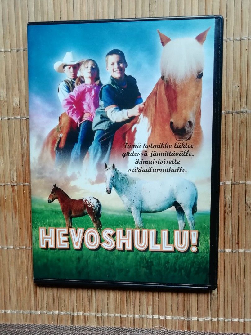 DVD Hevoshullu + Heppa-lippis + Diabolo pimeitä pä