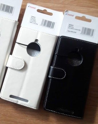 Nokia Lumia 830 Nahk. suojakotelo 2 kpl yht,5 eur