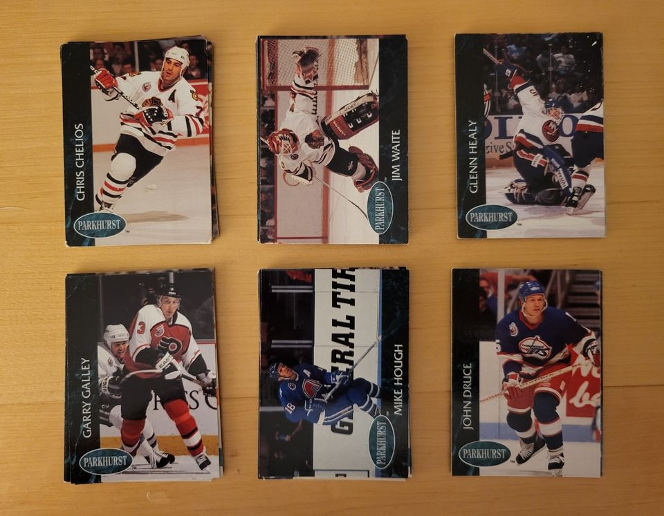 Parkhurst 1992-1993 NHL -jääkiekkokortteja