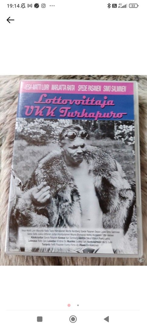 DVD Uuno Turhapuro Lottovoittaja