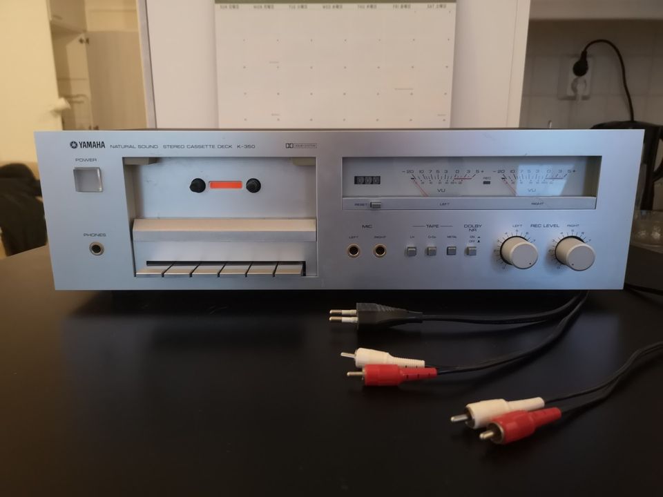 Yamaha K-350 kasettidekki vintage (1980)