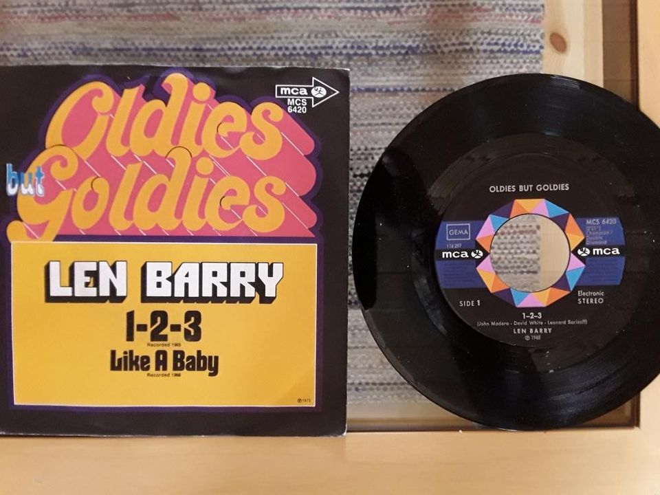 Len Barry 7" 1-2-3/Like a baby