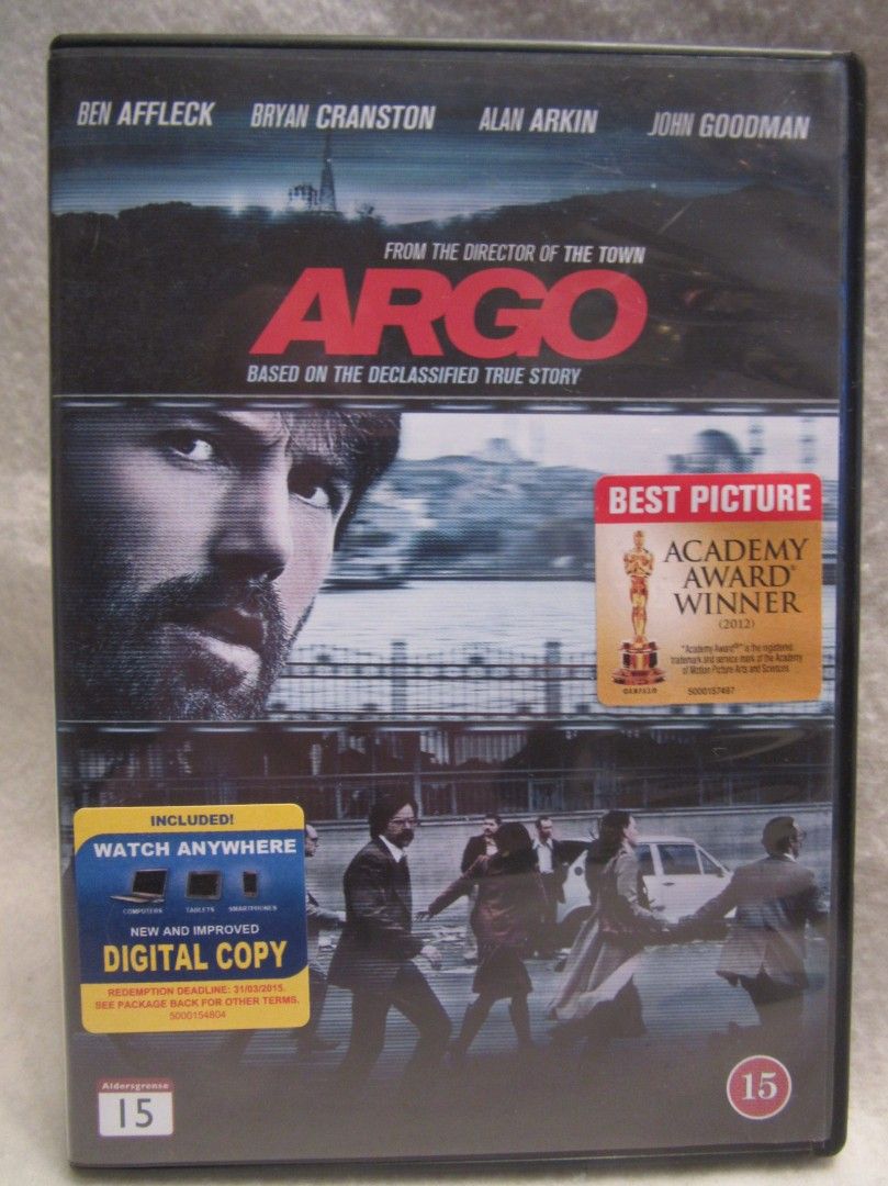 Argo dvd uusi