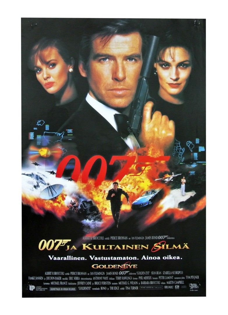 007 James Bond (95) Elokuvajuliste (60x40cm) - Ilmainen Toimitus