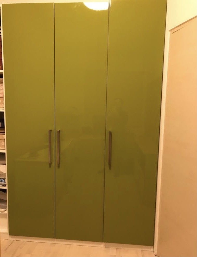 Ikea Fardal korkeakiilto ovet vihreä 20eur per ovi