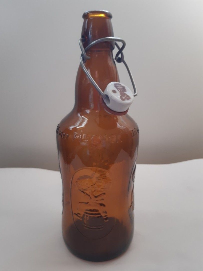 Ruskea patenttikorkki pullo 0,8 l
