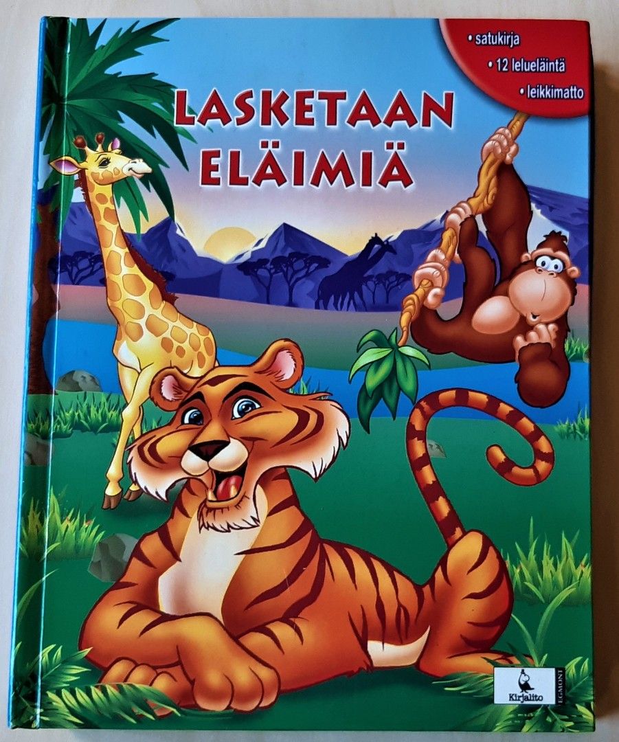 Lasketaan eläimiä satukirja