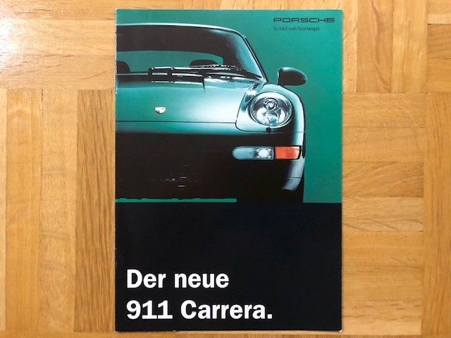 Esite Porsche 993 911 Carrera vuodelta 1993/1994