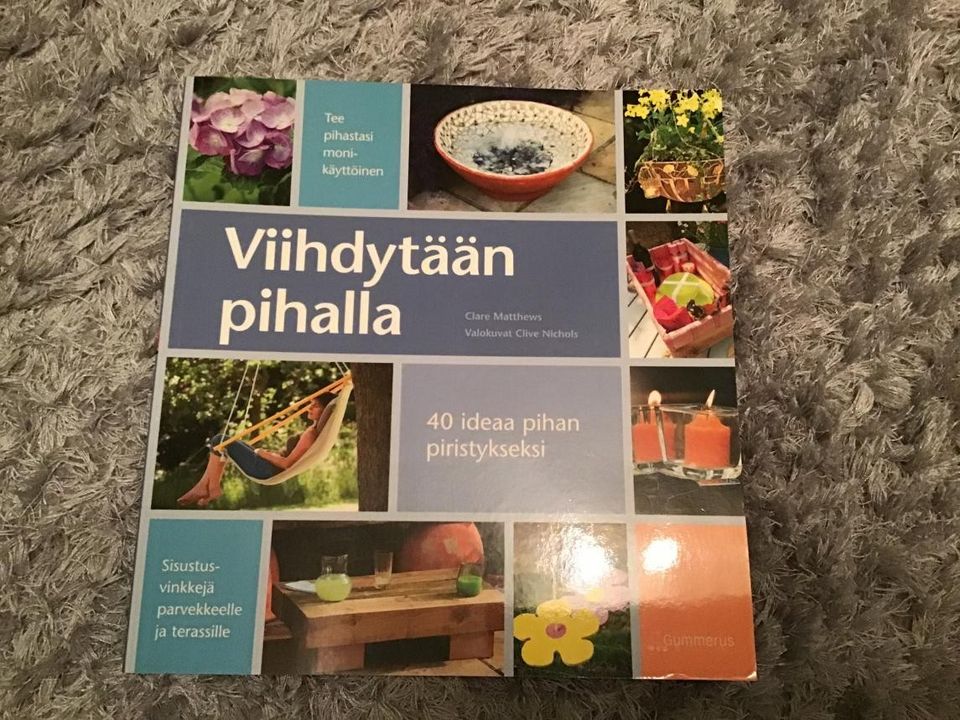 Viihdytään pihalla uusi kirja