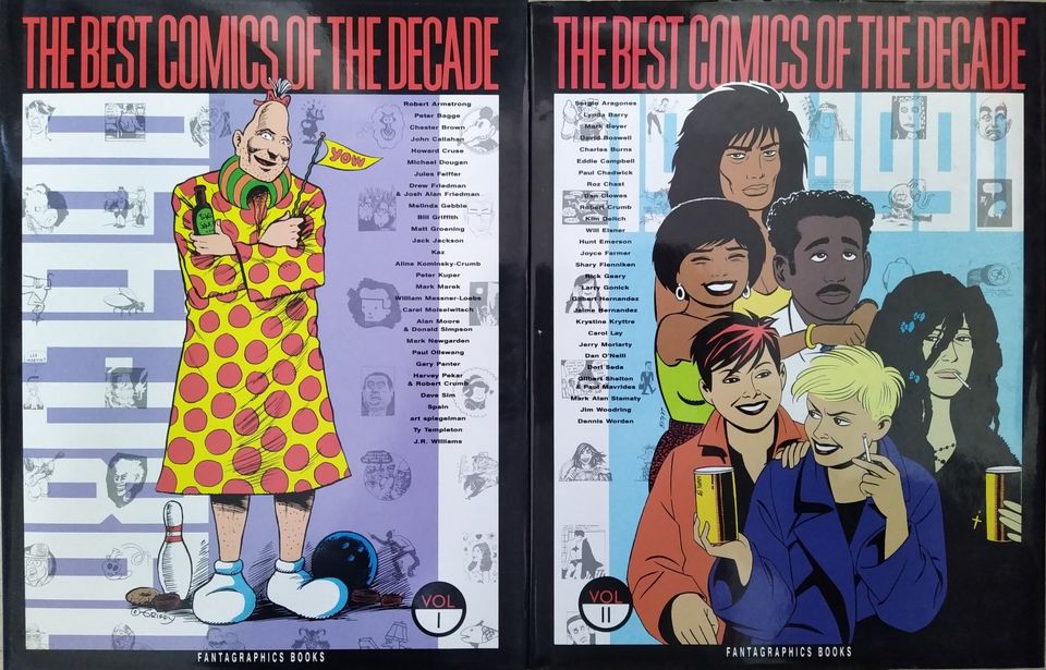 Sarjakuvakirja US 110 Best Comics Of Decade 1&2