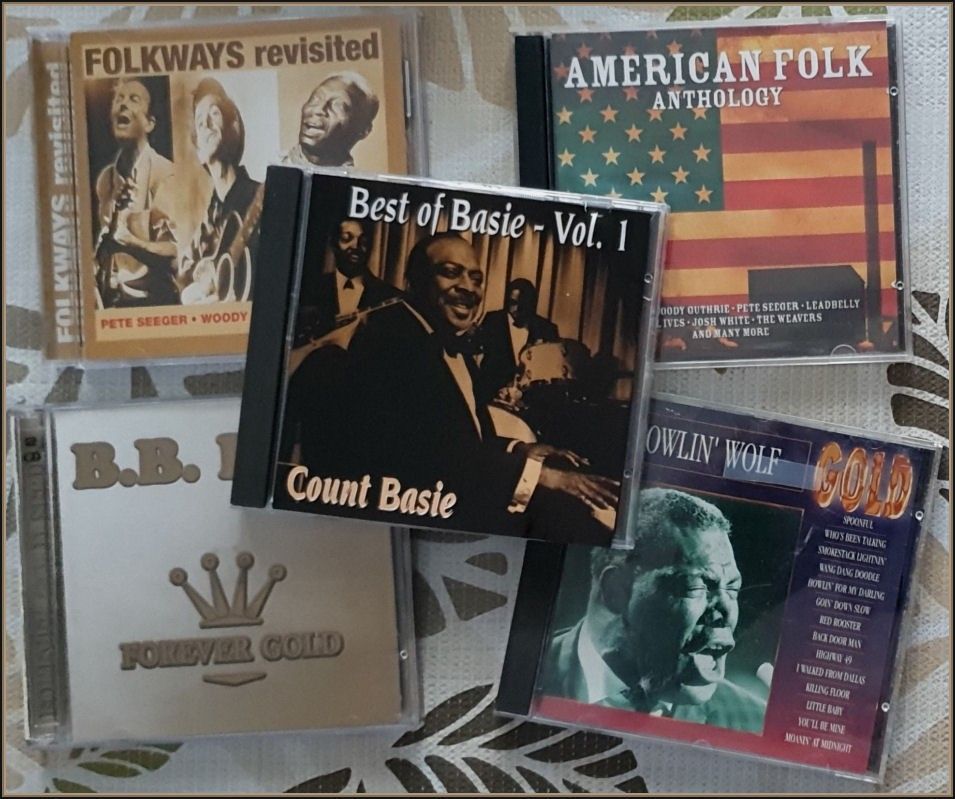 5 kpl Amerikan Folk / Blues cd:eitä