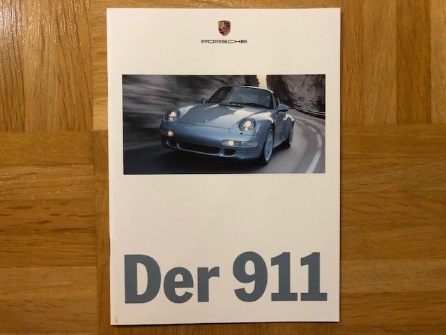 Esite Porsche 993 911 vuodelta 1996/1997
