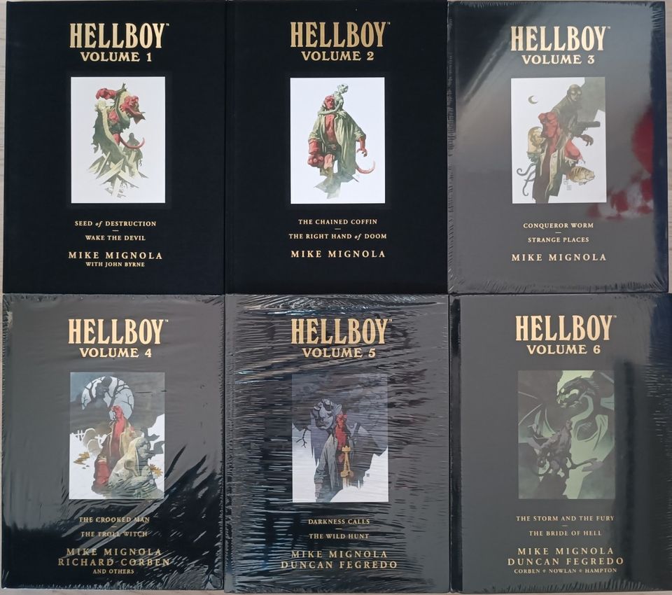 Sarjakuvakirja US 125 Hellboy Library 1-6, Artbook