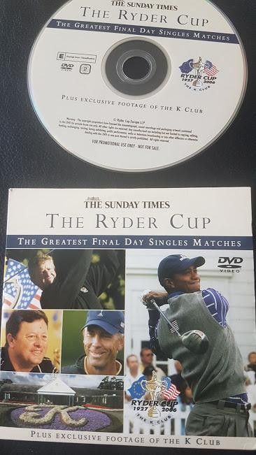 Dvd ryder cup 1927-2006 greatest day final matches