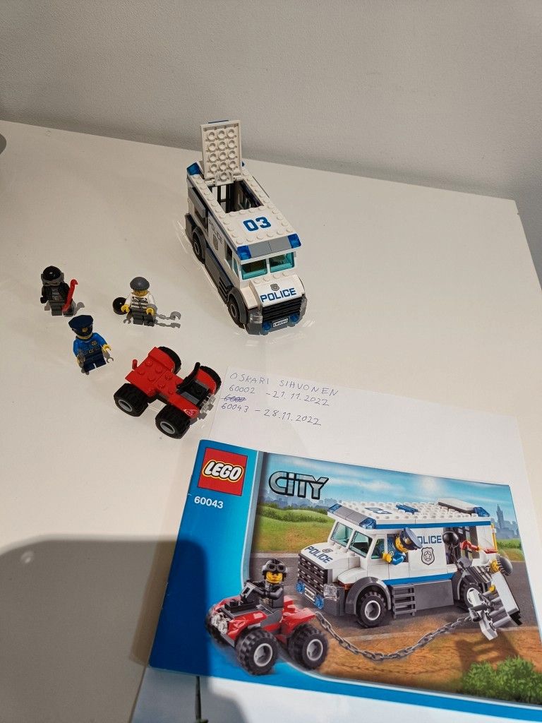 Lego 60043 vanginkuljetus