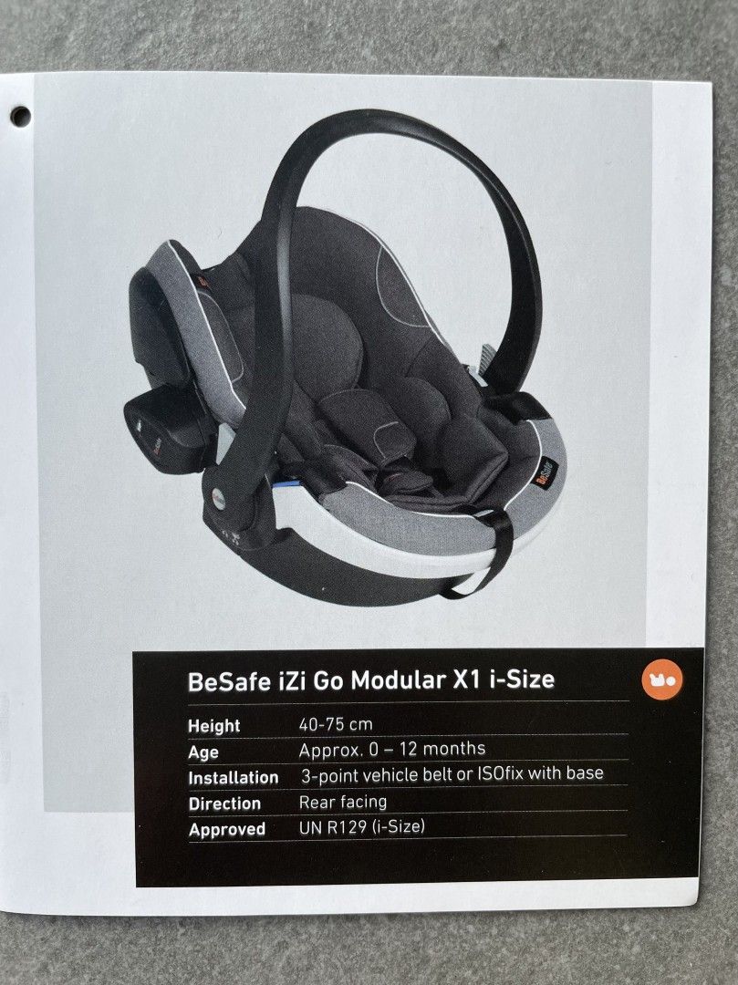 BeSafe iZi Go Modular X1 i-Size turvakaukalo