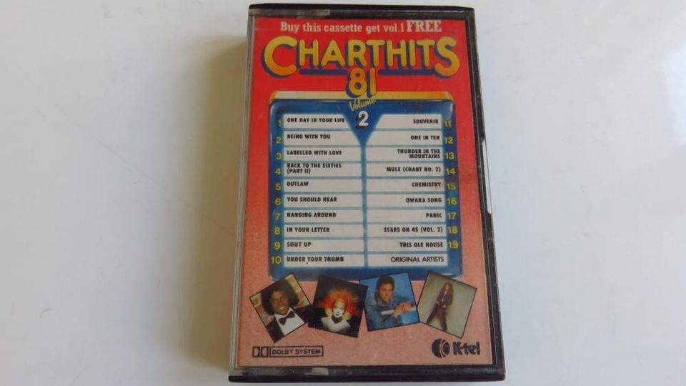 Charthits 81 volume2, C-kasetti vuodelta 1981