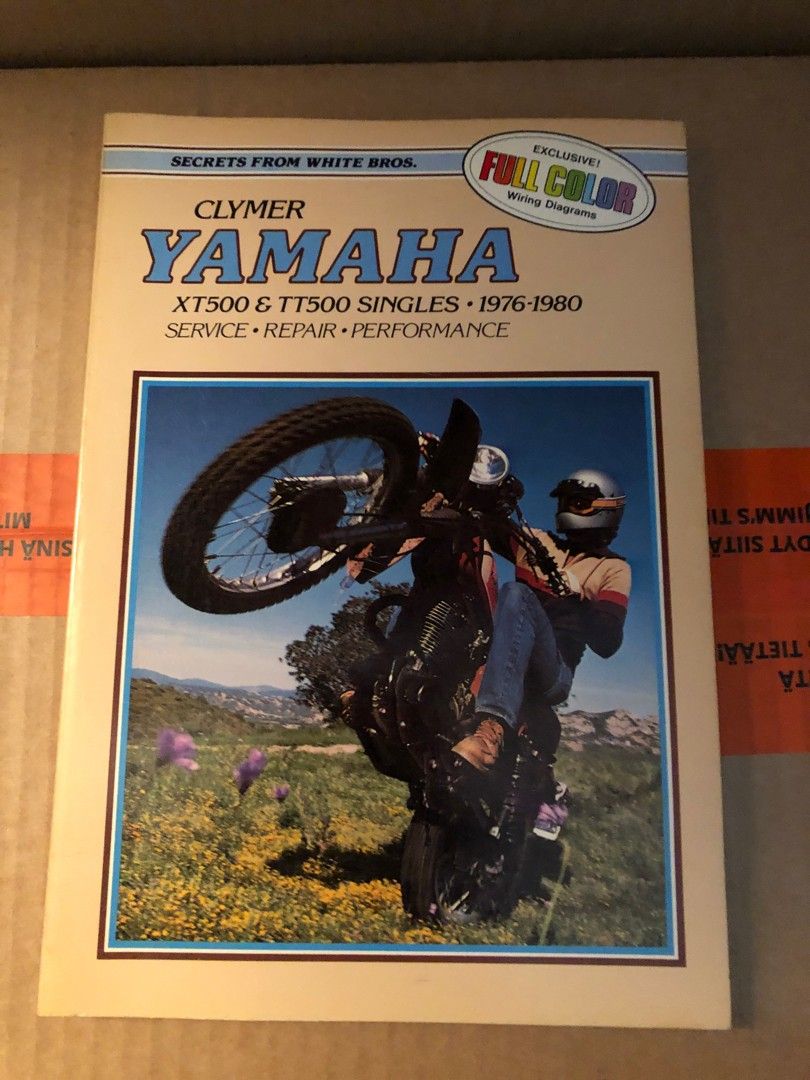 Clymer Yamaha XT500 & TT500 singles korjauskirja