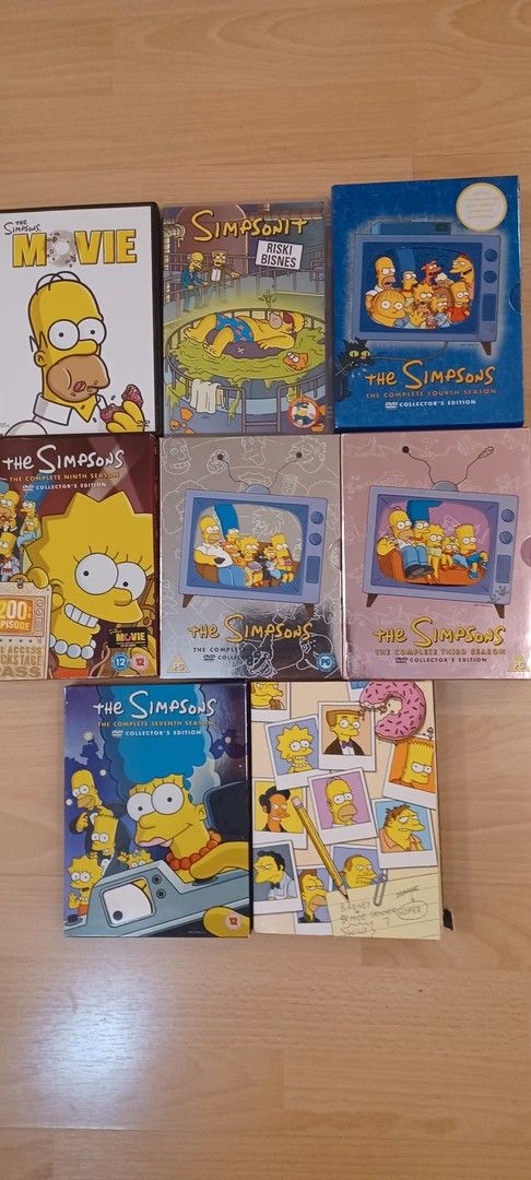 Simpsonien ystäville DVD:t