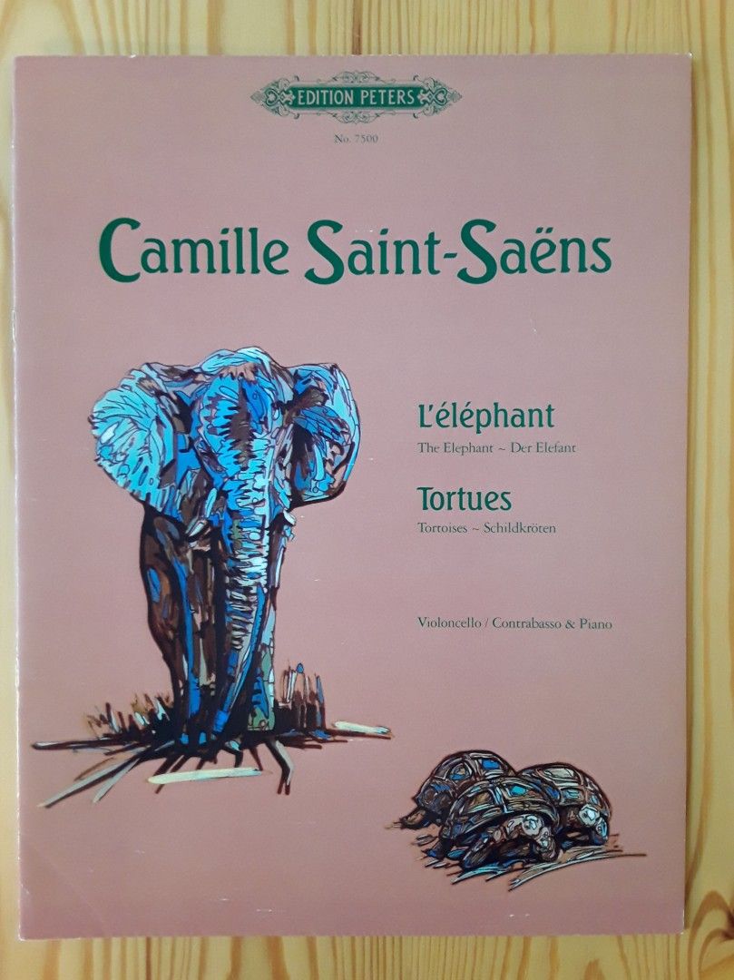 Nuotti: Saint-Saëns: Elefantti ja Kilpikonnat
