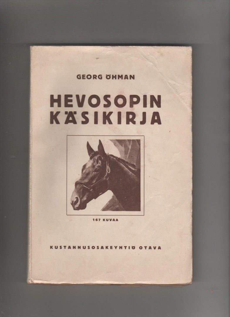 Öhman, Georg: Hevosopin käsikirja , Otava 1921, ni
