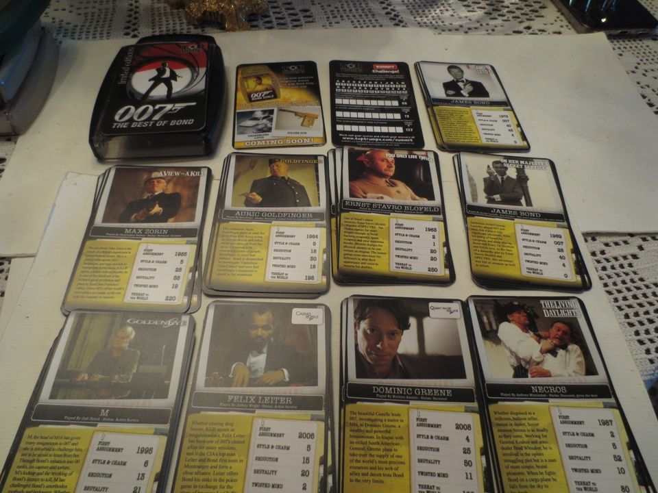 007 Top Trumps kortit