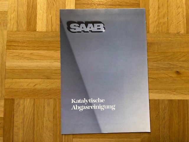 Esite Saab 900 9000 pakokaasunpuhdistus 1985