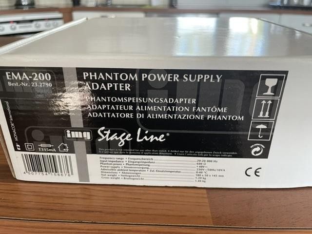IMG Stageline EMA-200 48V Phantom Power Supply