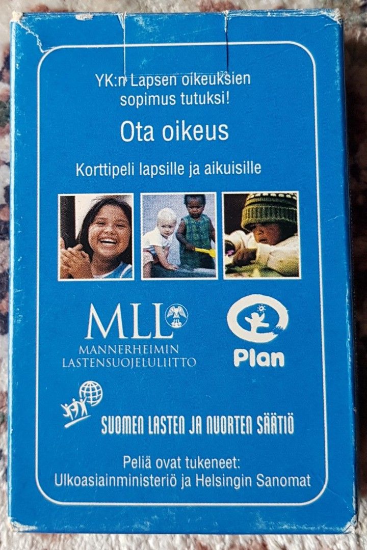 MLL, Ota oikeus korttipeli, pelikortit