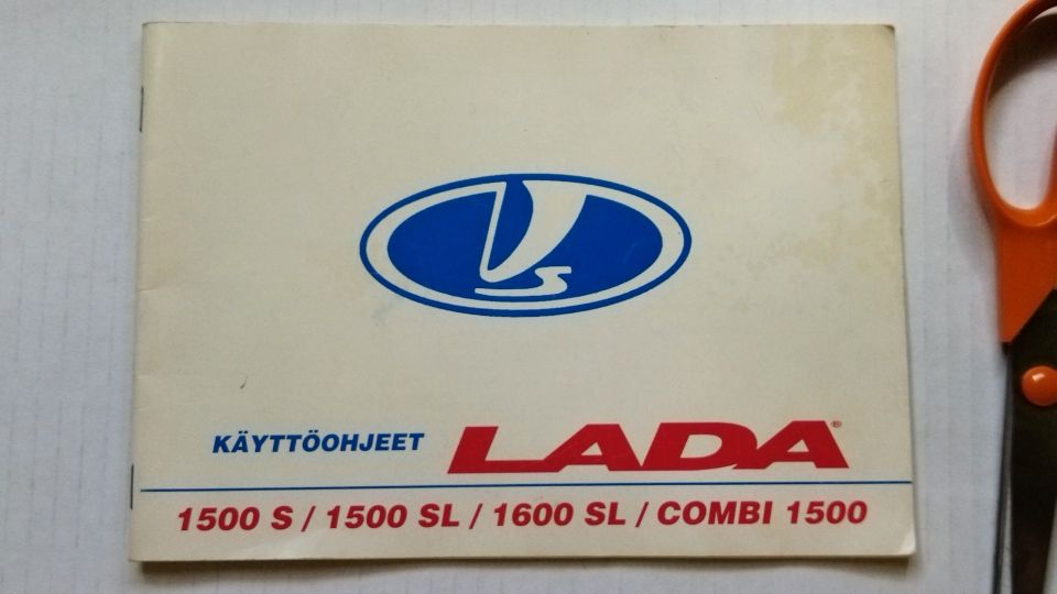 Käyttöohjekirja Lada 1500 / 1600