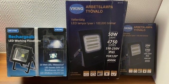 Uusia Viking Led-työvaloja